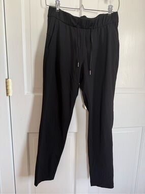 Lululemon Black Performance Open Leg Joggers